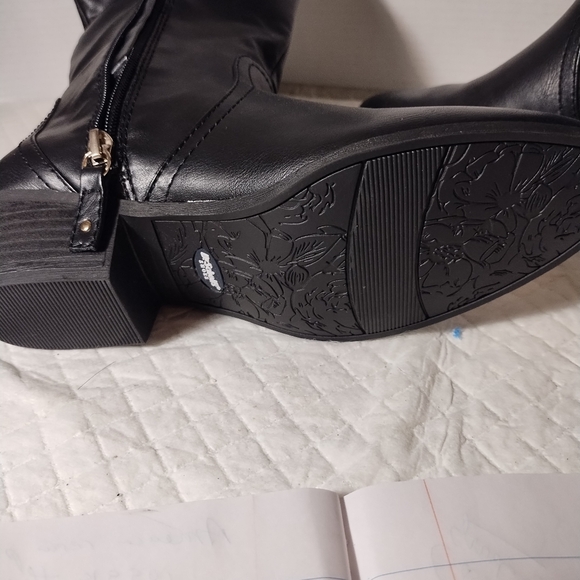 Dr Scholl's tall black riding boots 8M women new - Picture 7 of 7